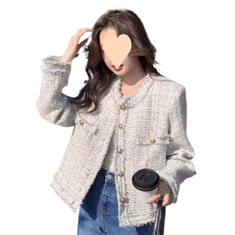 小香风外套女2025新款秋冬款短款高端小个子法式名媛设计感上衣|undefined