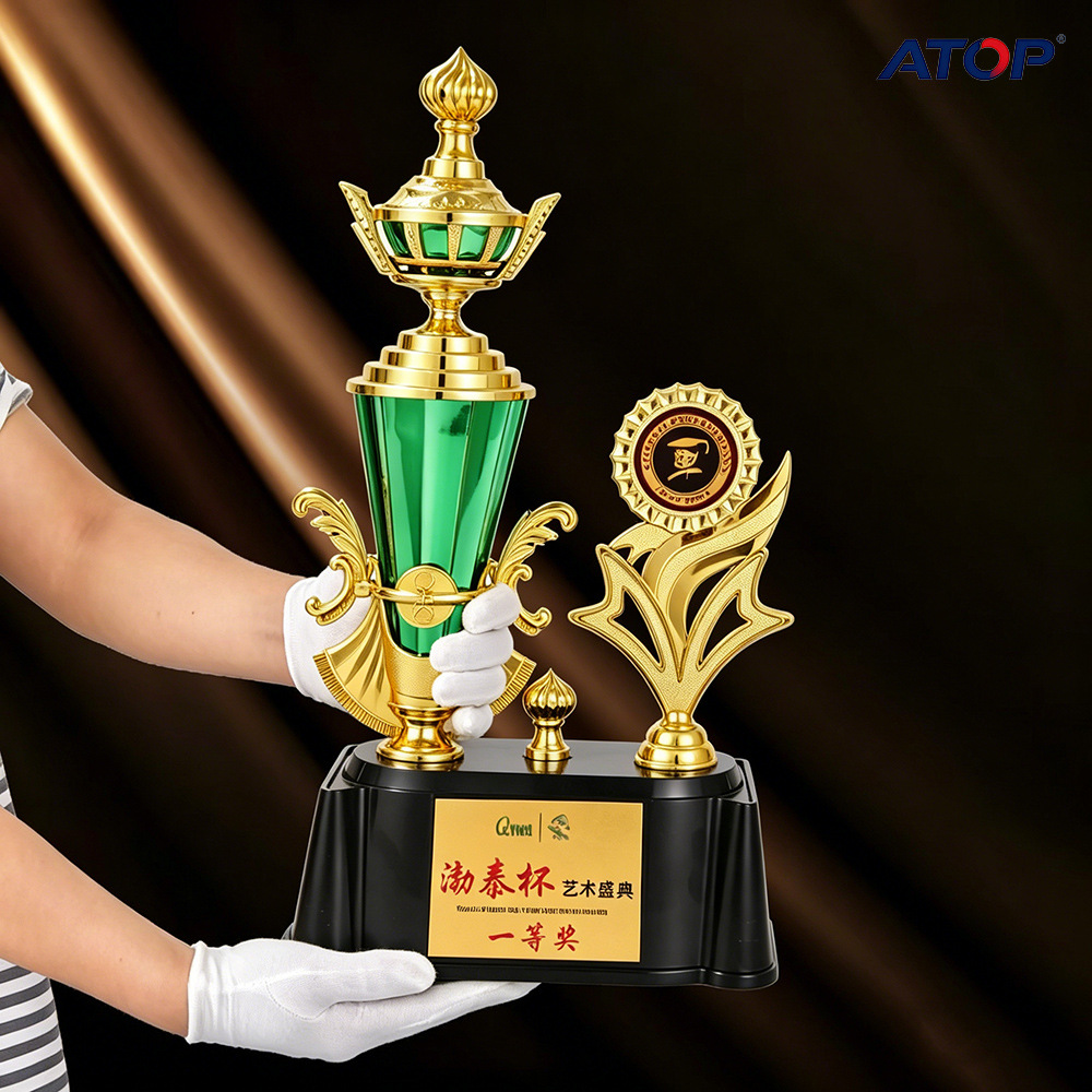 Nuevo trofeo de plástico Shen墨 competición de gran trofeo Zhuhexian cálculo creativo premio anual competición juegos