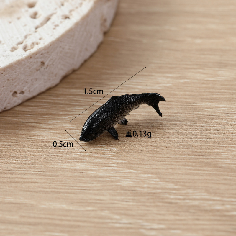 dollhouse仿真微缩迷你小鲤鱼配件滴胶鱼缸配件金鱼锦鲤食玩模型|undefined