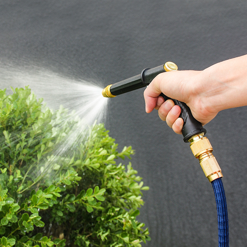 High Pressure Copper Plated Nozzle Multi-Functional Water Gun Thickened Rod For Flower Car Home Use Household Garden Watering Kit_voghion.com