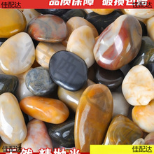 小石子斤五彩造景装饰雨花石原石天然鱼缸底砂鹅卵石5鹅软石其他