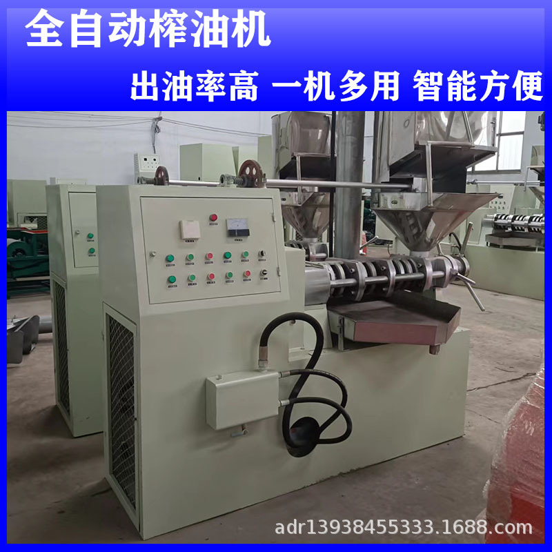 油坊榨油全套设备 花生核桃压油机 新型棉籽核桃仁榨油机