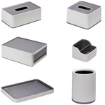 厂家直销酒店客房ABS水壶托盘耗品盒纸巾盒茶叶盒遥控器座垃圾桶