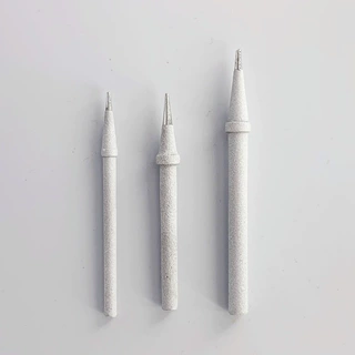 外贸替代GOOT伞形磨砂喷铝无铅长寿命外热式电络铁头磨砂焊咀