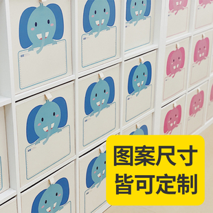 2U8K定 制尺寸收纳箱教室衣橱开放格布艺无盖储物整理箱衣物收纳