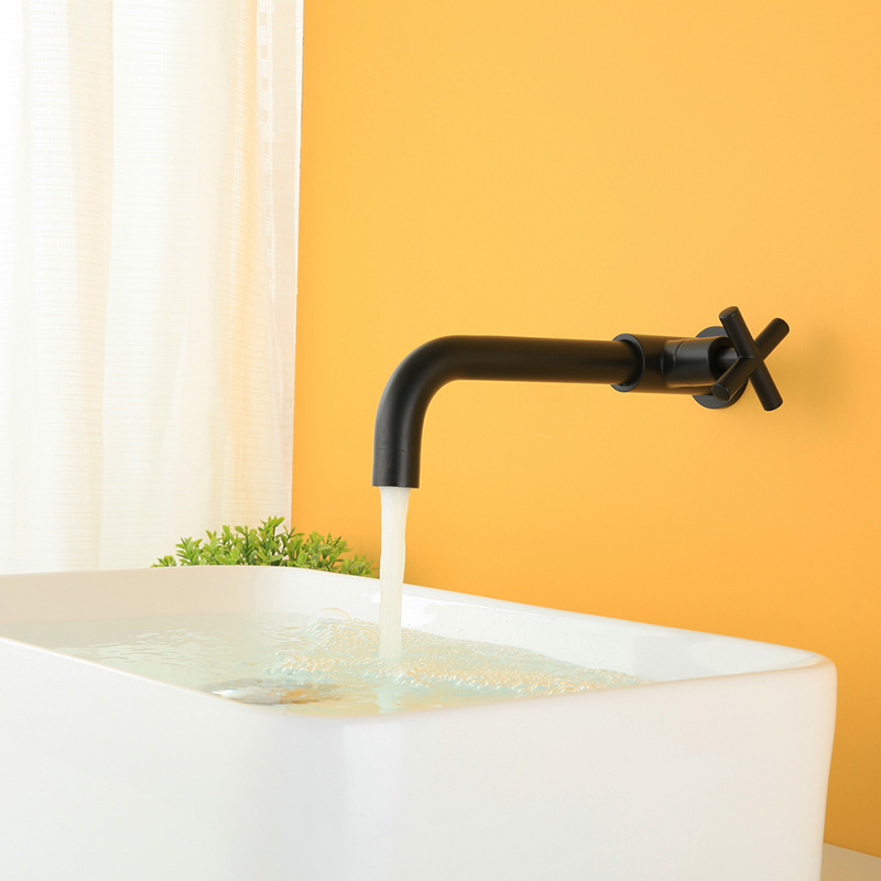 Extendable water faucet mop pool sink single cold long neck long rod balcony basin water outlet SZ2305