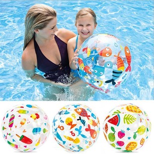 Intex, пляжный аквапарк, гандбольный мяч для водного поло для игр в воде, 61см, 51см