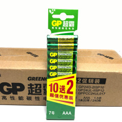 超覇 (gp) 5号7号lr6 lr03 aa aaa 5号7号炭素電池1カード価格