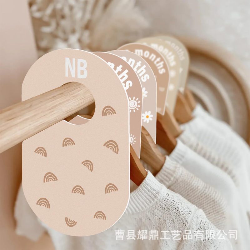 ベビーワードローブパーティション幼稚園両面シンプルでかわいいデザイン装飾品ベビー服合理的な仕切りスペース|undefined