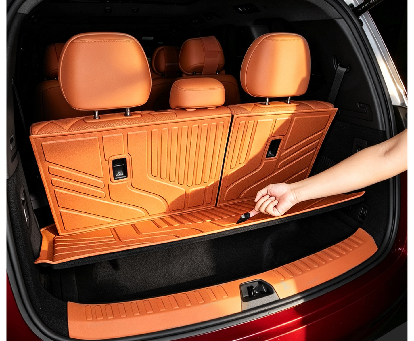 BYD Tang full-cover TPE integrated trunk mat, wear-resistant decorative accessory