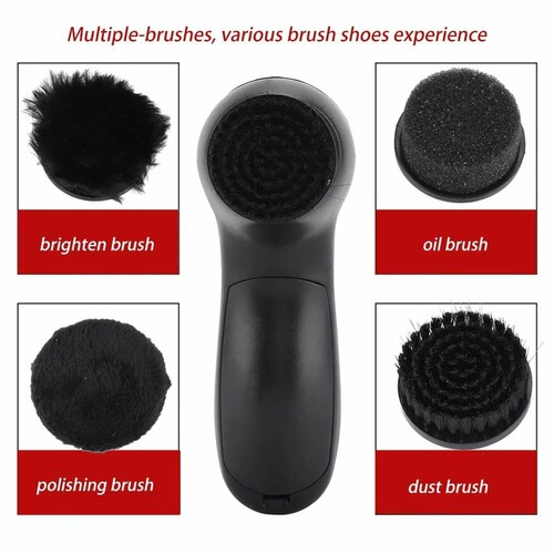 Wholesale new electric shoe polisher portable shoe polisher brush handheld automatic oiling leather goods maintenance shoe polisher home