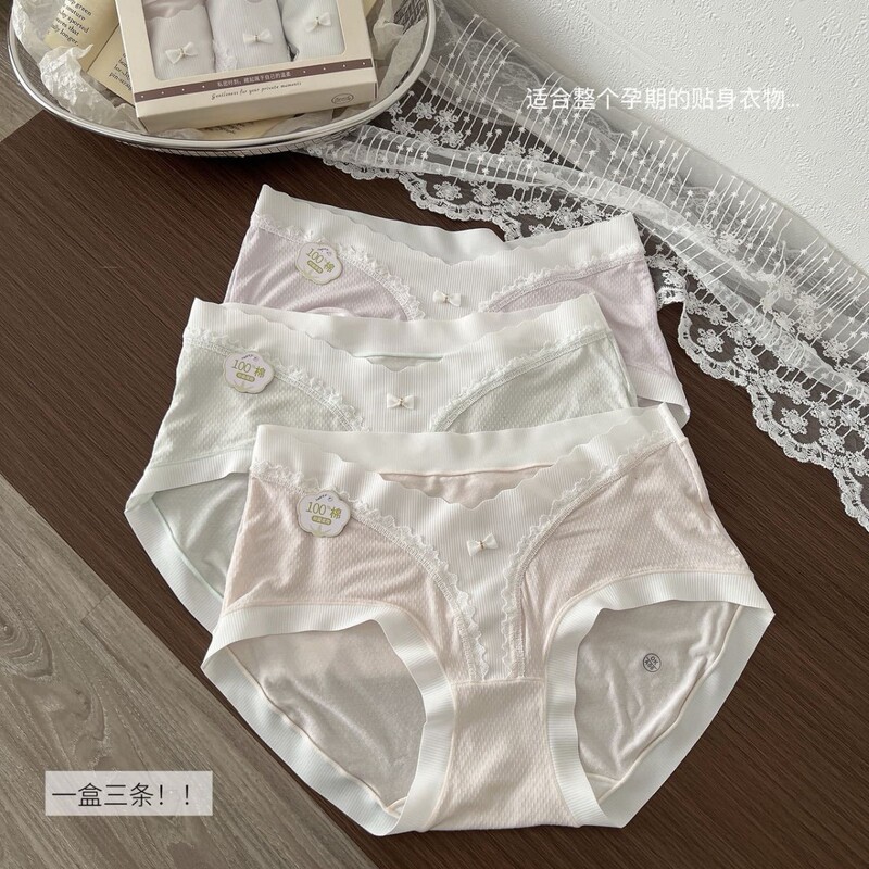 Y305 # Texture-Rich Ecosilk 100% Cotton Crotch/Panties for Pregnant Women, Antibacterial, Japanese Style, Cute New Model. Y305 # Texture-Rich Ecosilk 100% Cotton Crotch/Panties for Pregnant Women, Antibacterial, Japanese Style, Cute New Model.