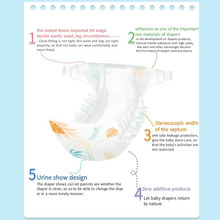 儿童婴儿纸尿裤尿不湿babydiaper透明袋装男女通用透气干爽舒适