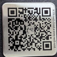 二维码铭牌不锈钢铭牌家具电器标牌制作机械设备铭牌金属铭牌