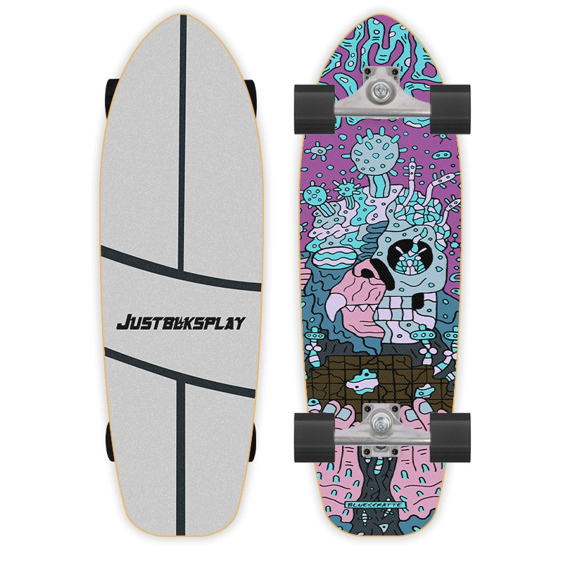 Лед Surfing Board Bridge Spring PU двойное рулевое управление SM Pusher симулятор серфинга скейтборд