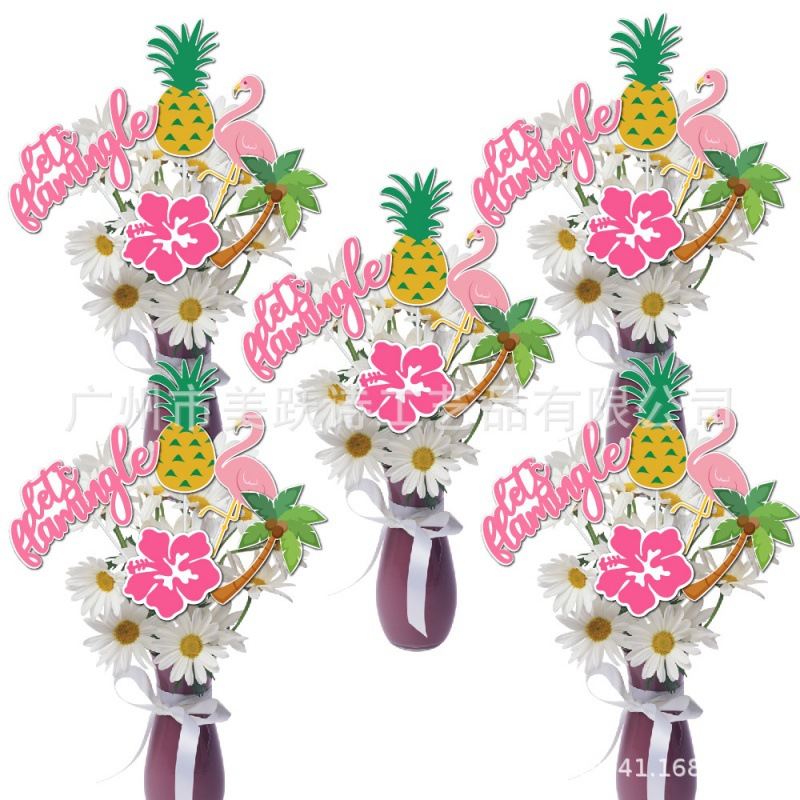 Europa y los Estados Unidos de la nueva decoración de fiestas hawaianas Plug-in de vasijas de fiestas de verano