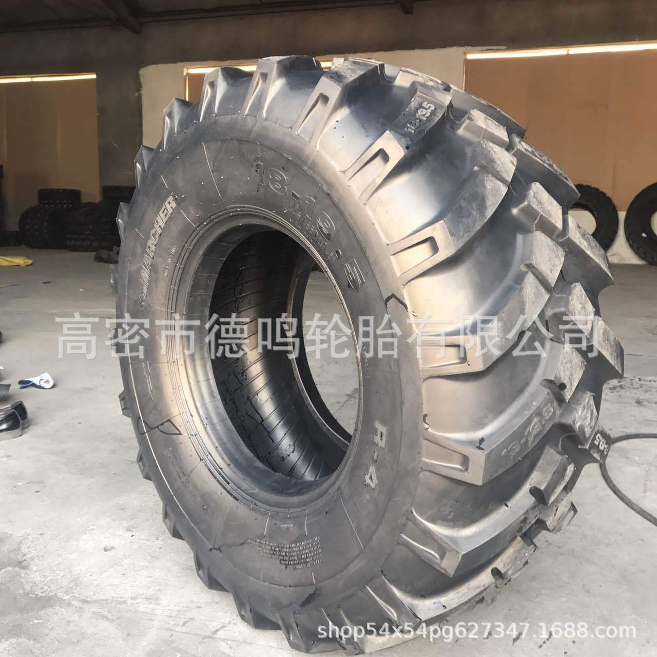 Suministro de maquinaria de construcción neumático 18-19.5 R-4 patrón neumático pulverizador