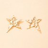 Design metal earrings, European style, suitable for import, wholesale