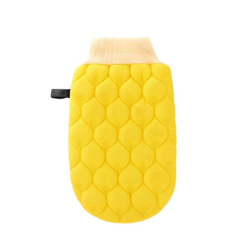 Bath Scrub Sponge Strongly Thickened 3D Quilted Scrub Towel for Men and Women, Ash Scrub Back Scrub Sponge, Coarse Fiber Shower Gloves Customizable