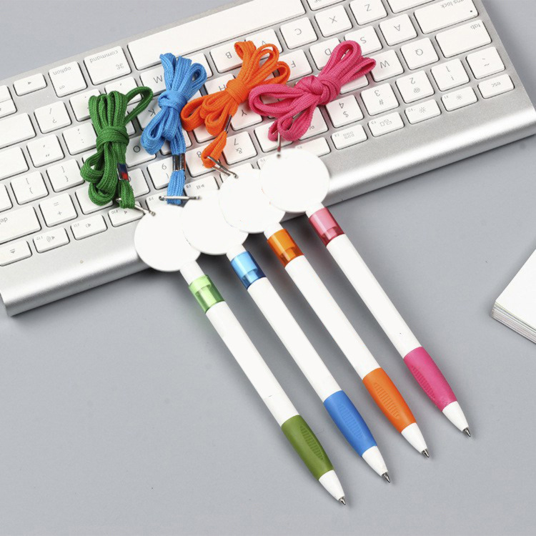 Customized Mold Opening Exquisite Bank Counter Pen Signature Pen Desktop Sticky Business Lanyard Office Pen Durable