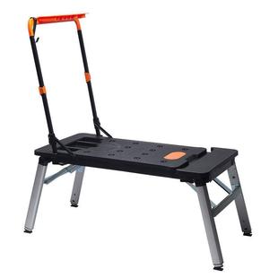 7-in-1 multifunctional Workbench stool aluminum alloy diy console mobile platform ladder scaffolding trolley