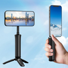 ミニ自撮り棒2025型三脚神器旅行携帯電話360度回転着地手持ちスタンド