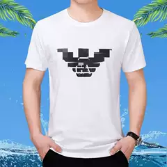 Cross-Border Men's Short-Sleeved T-Shirt Logo Round Neck Summer Sweat-Absorbent Cotton Casual Sports Breathable Half-Sleeved T-Shirt for Men