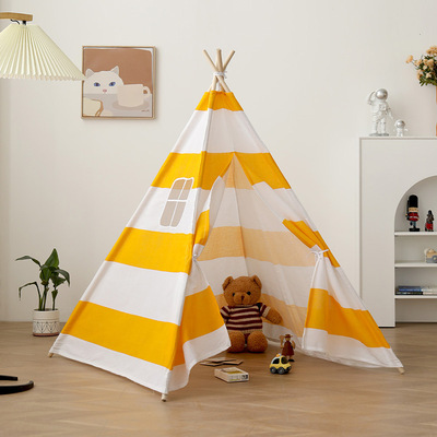 儿童帐篷室内玩具房印第安儿童帐篷亲子游戏屋城堡房间装饰小帐篷|ru