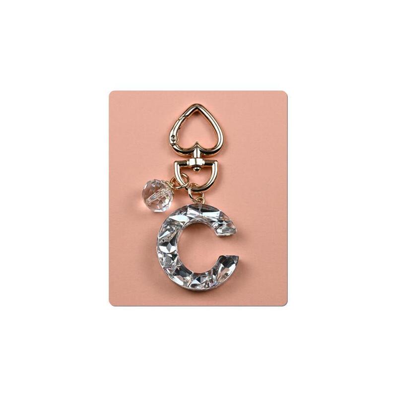 Resin 26 English Alphabet Keychain Initial Keychain Shine Women's Gift Girl Backpack Charm Accessories Resin 26 English Alphabet Keychain Initial Keychain Shine Women's Gift Girl Backpack Charm Accessories