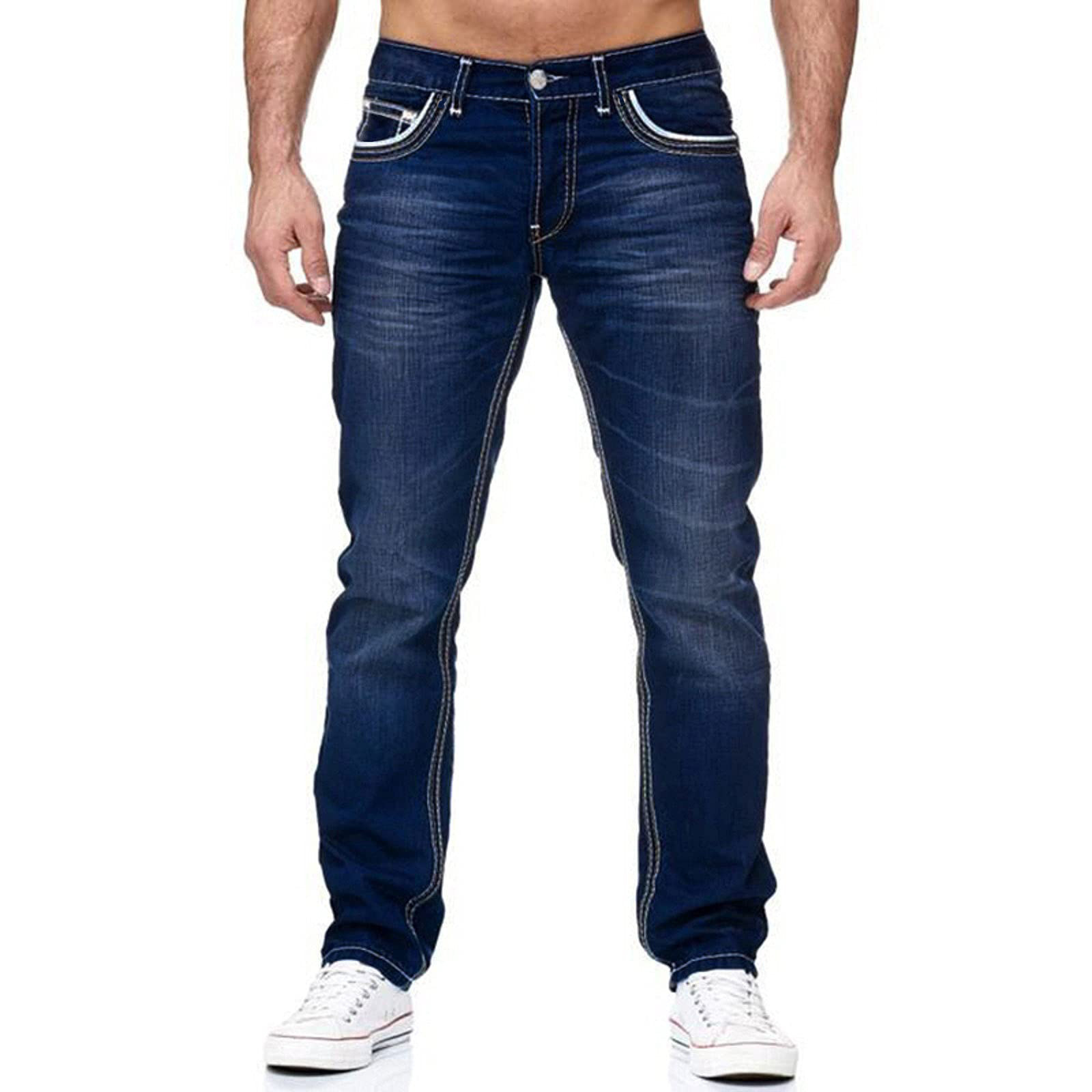 Jeans uomo slim fit classico a tre colori_voghion.com