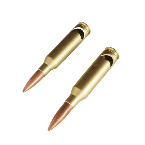 Metal hand-cut bullet casing crafts veteran souvenir creative bottle opener military commemorative bullet casing