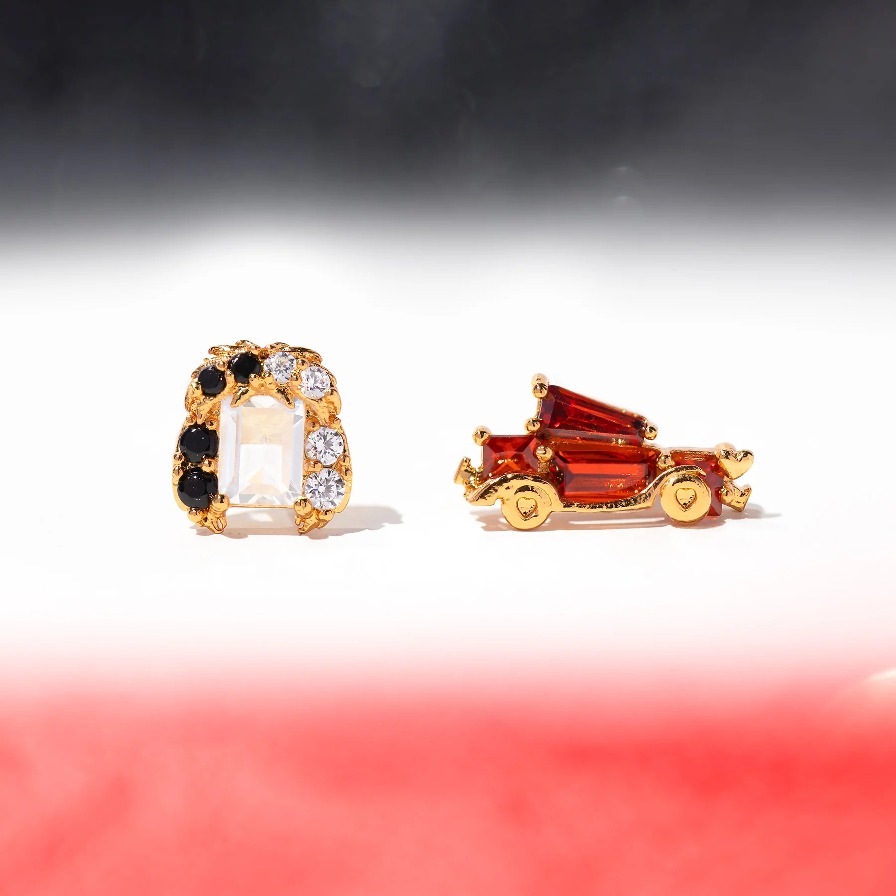 9g Weight Copper Ear Needle Material Ear Studs Classification 1 Pair Quantity Party, Street Occasion Copper Material Cartoon Pattern Women's Gender Cute, Classic Style Style 1 Pair Cute Classic Style Cartoon Copper Copper Earrings 4
