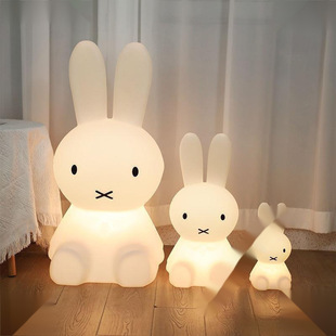 Cartoon Night Light Bedroom Bedside Soft Light Sleeping Table Lamp Children's Female Baby Feeding Soft Warm Light Eye Protection Girl