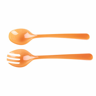 Source factory large long handle fork spoon mixing spoon salad cooking use plastic PP material kitchen spoon
