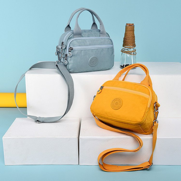 Handbag Women's Small Bag Hand Carrying Fashion 2021 New All-match Oxford Cloth Crossbody Bag Women's Mini Canvas Lightweight