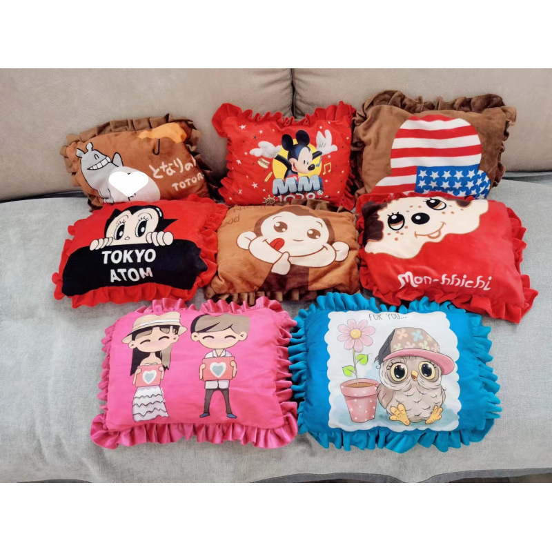 만화 레이스 베개