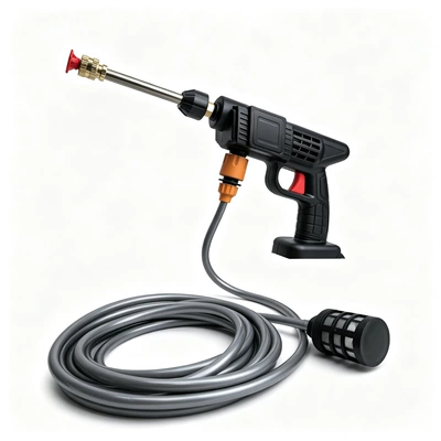 Supercharged Lithium Battery for Car and Floor — Portable car washer