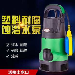 Corrosion-Resistant Chemical Pump Acid and Alkali Resistant Pump Plastic Pump Submersible Pump 220V Household Small Seawater Pump Anti-Corrosion Pump Industrial