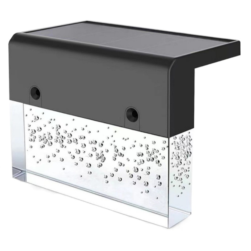 クロスボーダー太陽光階段ランプ屋外防雨庭柱頭芝生花園雰囲気灯別荘玄関フェンスランプ