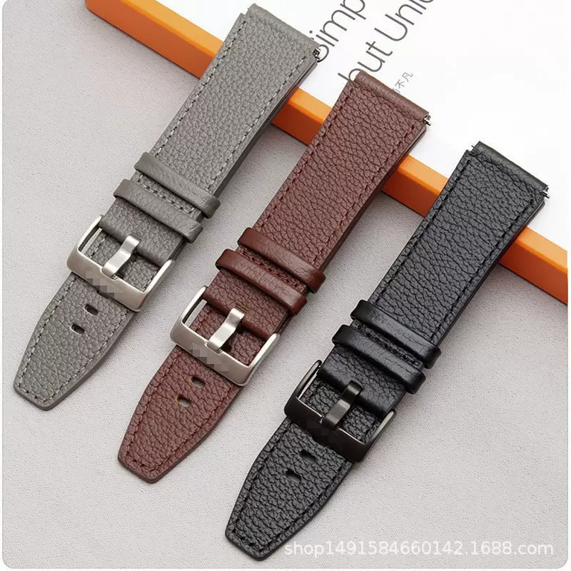 适用华为GT2pro表带官方原装GT2/2e头层真牛皮watch3pro22mm荣耀