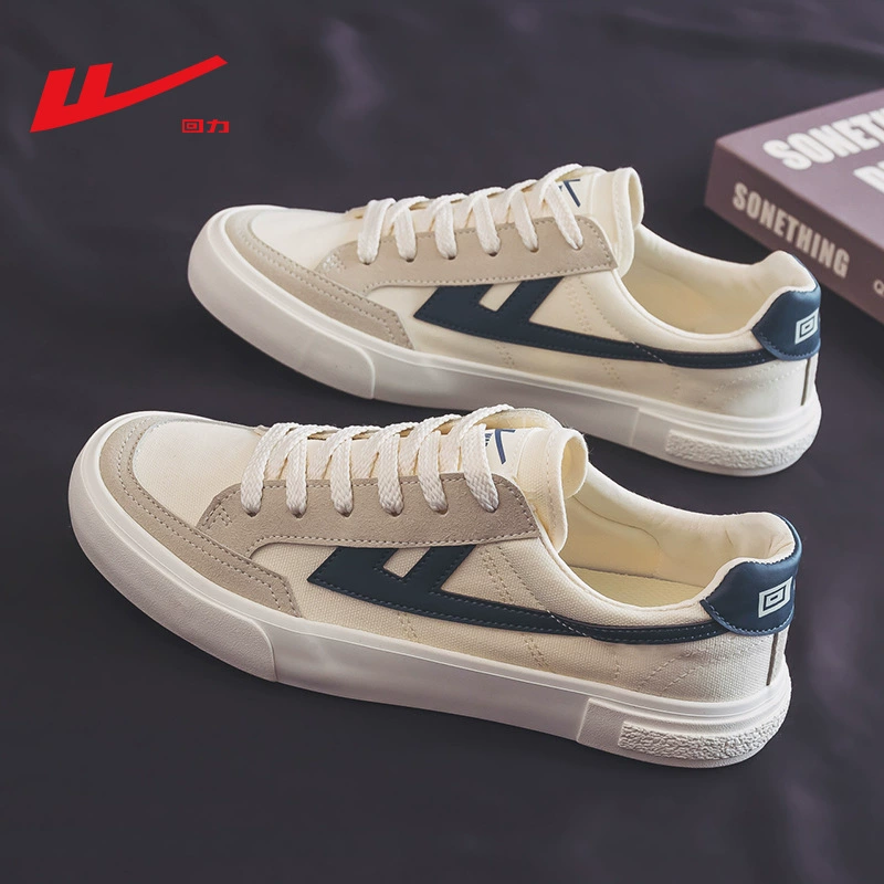 Мужские парусиновые туфли с открытой спиной, новинка весны 2024, белые туфли, студенческая спортивная обувь, весенне-осенняя мужская тканевая обувь, повседневные кроссовки