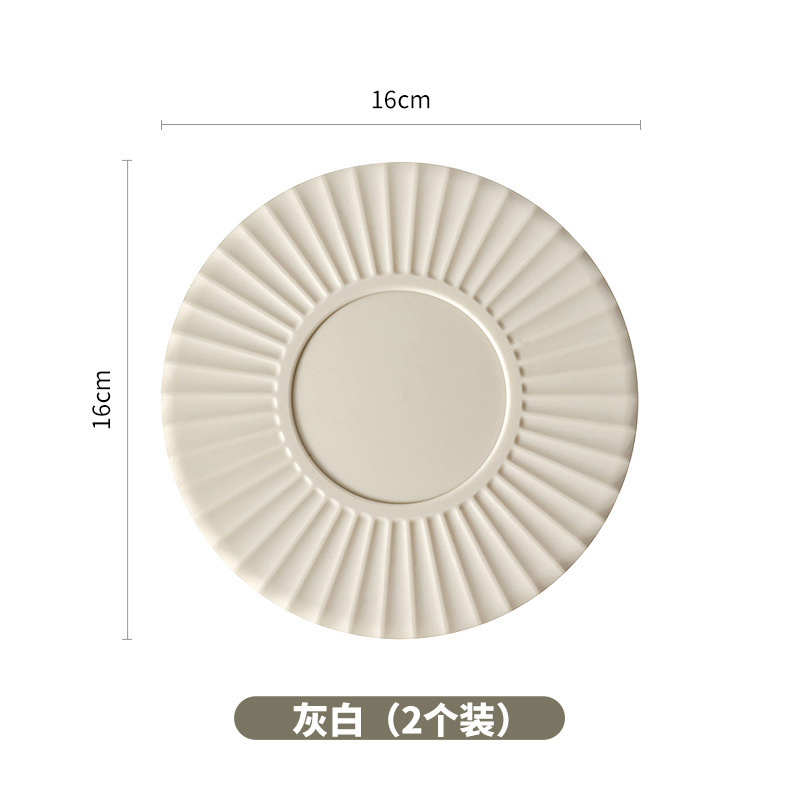 Mesa de comedor de silicona almohadilla de aislamiento térmico platos de comedor resistentes a altas temperaturas almohadilla sensación de taza de lujo ligera almohadilla otros colores sólidos
