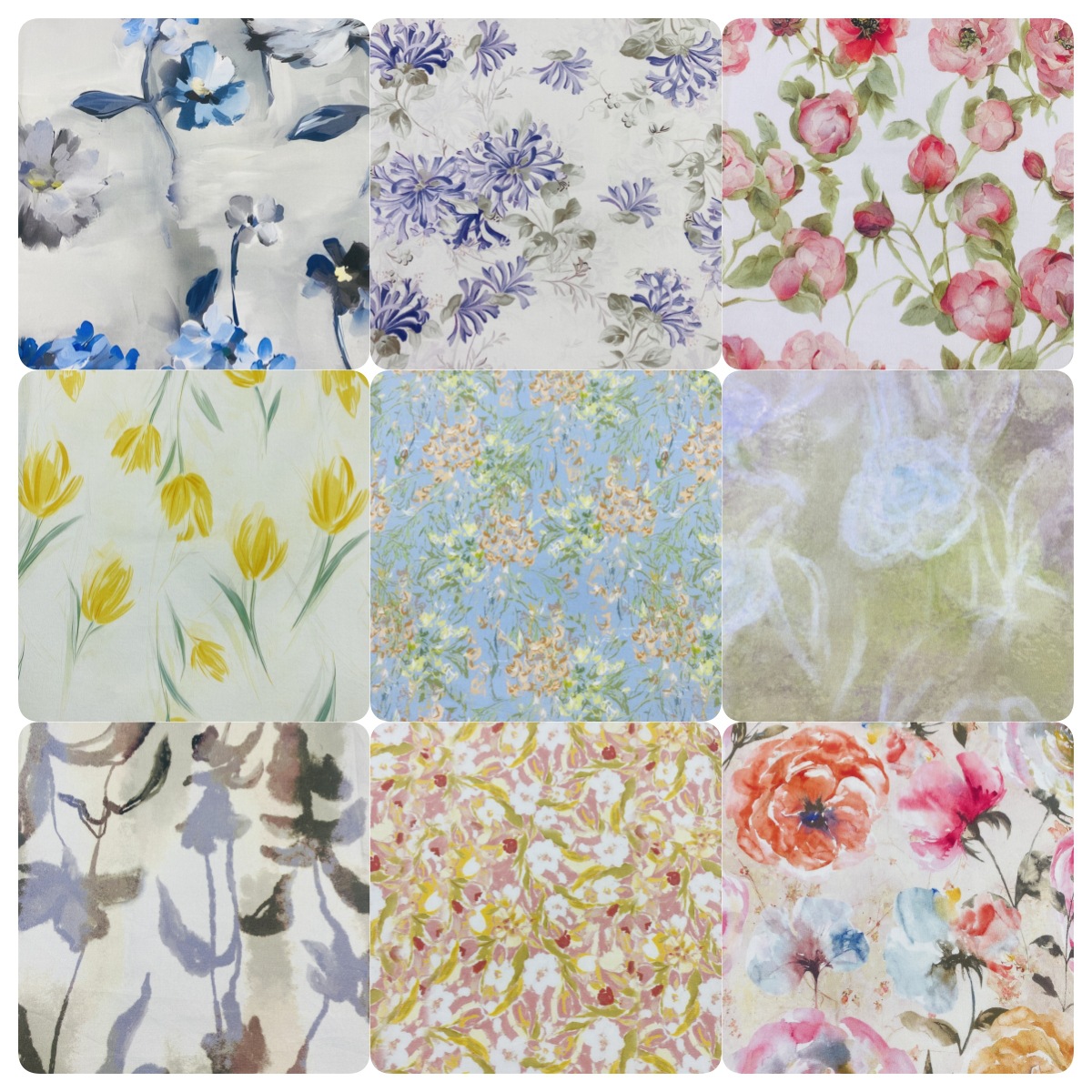 数码直喷印花布 全棉60支平纹府绸印花 春夏款服装面料