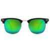 C6-Bright Black Silver Frame-Green Silver