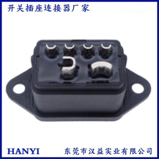 New National Standard 2+4 Electric Vehicle Charging Socket 6-Core with Communication Battery Exchange Cabinet Lithium Battery Charging, Battery Exchange Plug