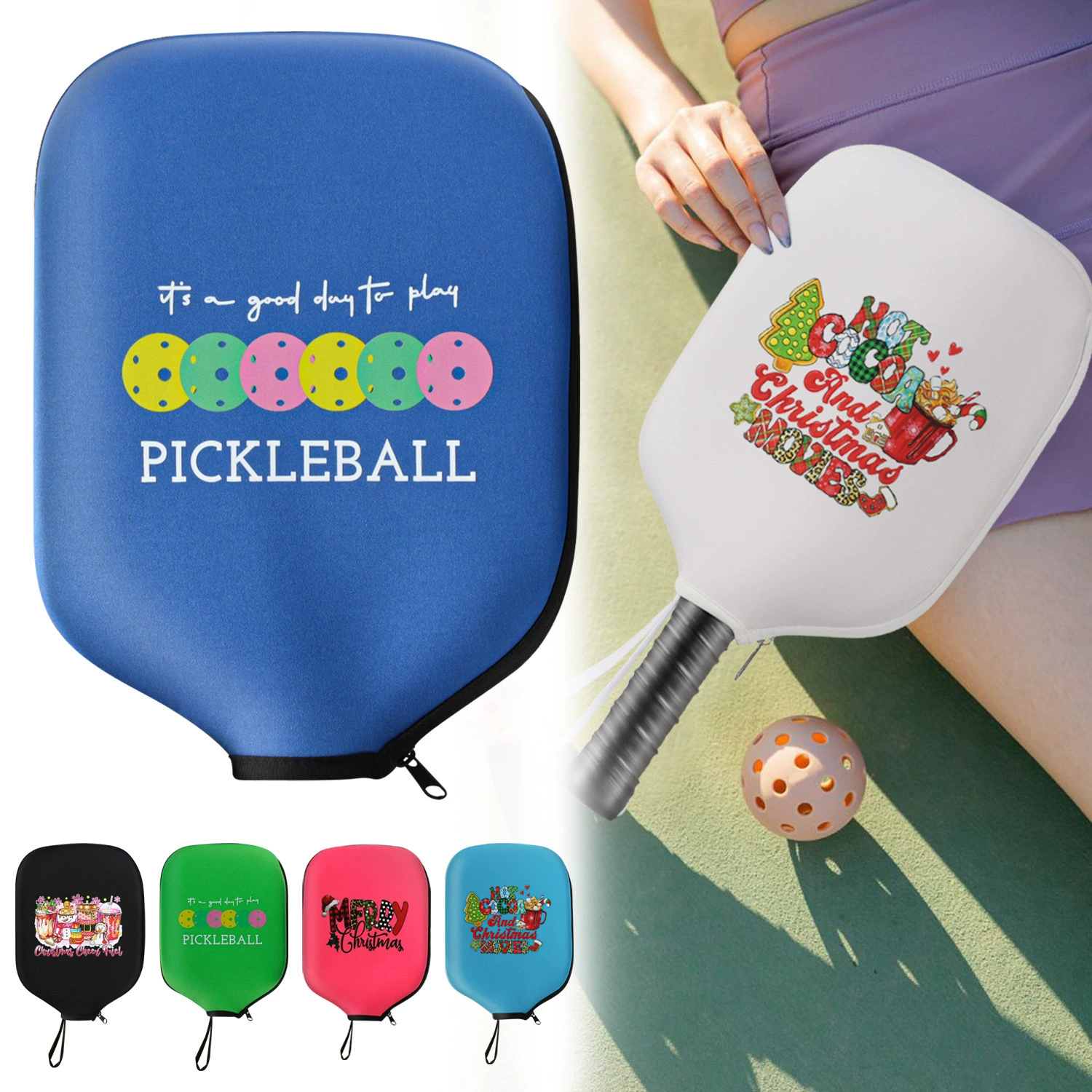 Beach tennis racket, protective case for table tennis, diving
