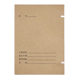 Zhejiang Kraft Paper File Box Thickened New Technology File Box Infrastructure Engineering Data Storage Box Acid-Free Paper Documents