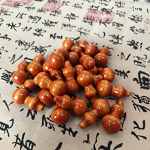 大量批发现货实木葫芦手把件桃木菏木小葫芦挂件珠子配件配饰散珠