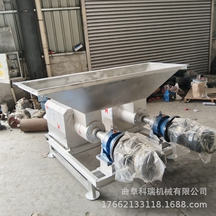 不锈钢水泡猪粪分离机 处理后无异味环保脱水机 发酵鸡粪甩干机