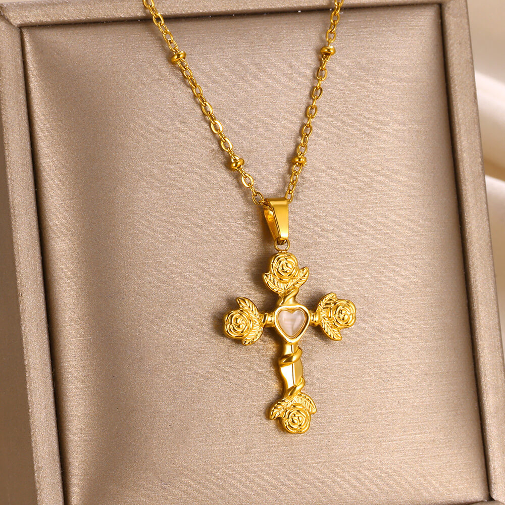 10g Weight 0.03µm-0.05µm Gold Plating Thickness PVD Coated Gold Plating Process Lobster Trigger Clasp Closure Clasp Closure Type Real Gold Plated Plating Material 304 Stainless Steel Pendant Material Pendant Necklace Classification 304 Stainless Steel Chain Material Cuban Link Chain Curb Chain, cable chain Chain Type 1 Piece Quantity Casual, Daily Occasion 304 Stainless Steel Material Cross, Dolphin Pattern All Seasons Season Women's Gender Elegant, Vintage Style Style Waterproof Non Tarnish, Plating Craft PVD Coated Real Gold Plated Cross Dolphin 304 Stainless Steel Elegant Vintage Style Waterproof Non Tarnish 304 Stainless Steel Lobster Trigger Clasp Closure Pendant Necklace 6